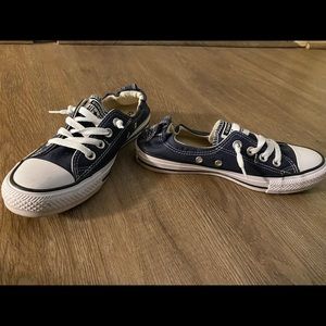 Womens Converse Chuck Taylor’s Shoreline Slip on shoes.  Size 6.5 Navy